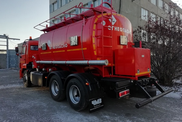 Автотопливозаправщик 15/2 на базе шасси Камаз 65115-4081-56 ЧМЗ